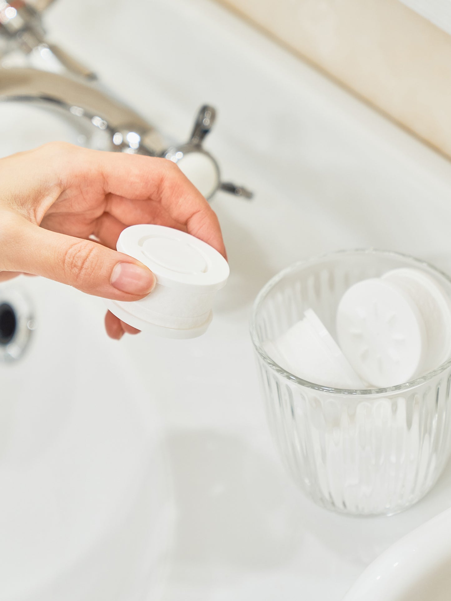 リビタ(RE:VITA)フィルター 洗面台用フィルター(無香料) 3個入